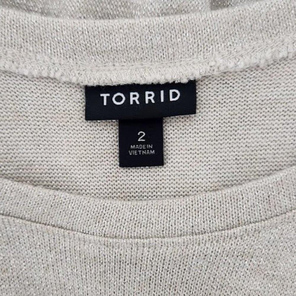 Torrid Women's Long Sleeve Blouse Size 2 (18/20 or 2X) - Picture 4 of 4